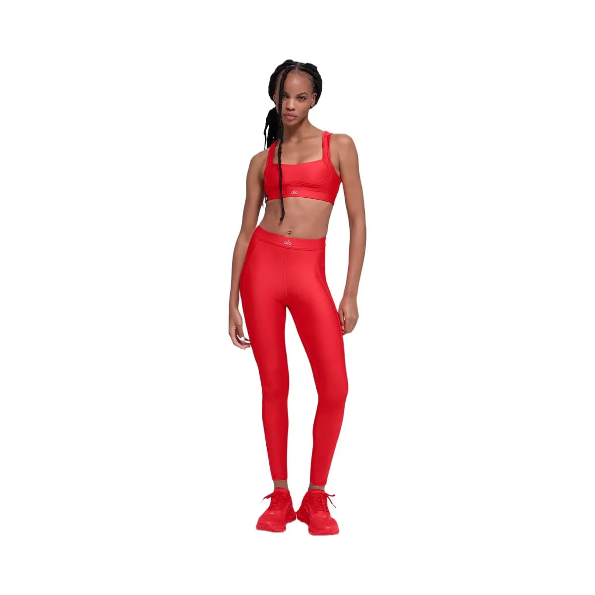 Alo Women's Airlift Ignite Bra - Bright Red