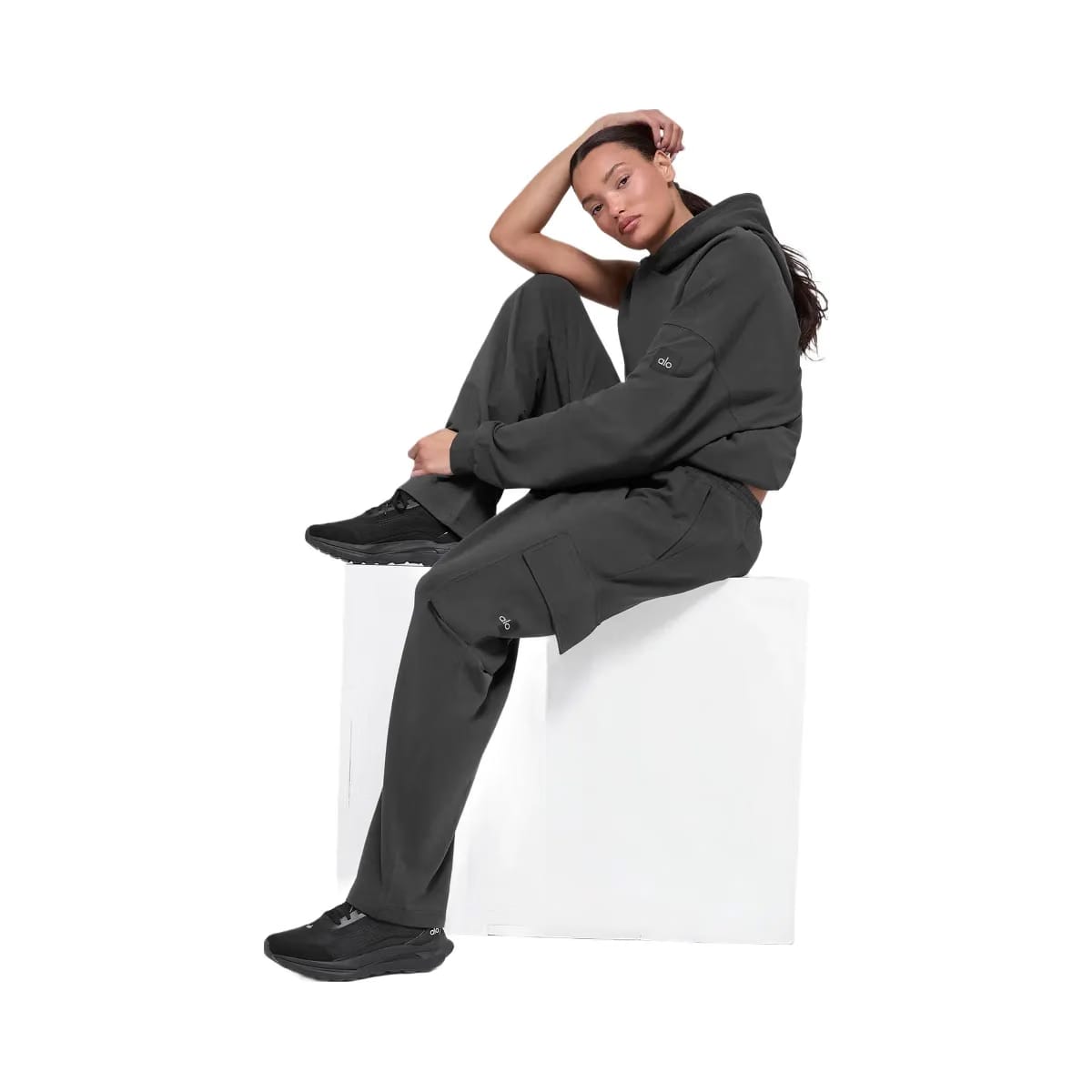 Alo Men's Double Take Hoodie - Anthracite