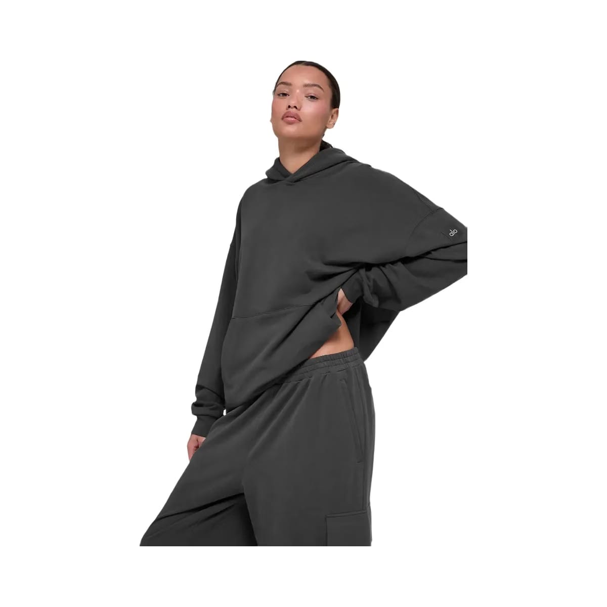 Alo Men's Double Take Hoodie - Anthracite