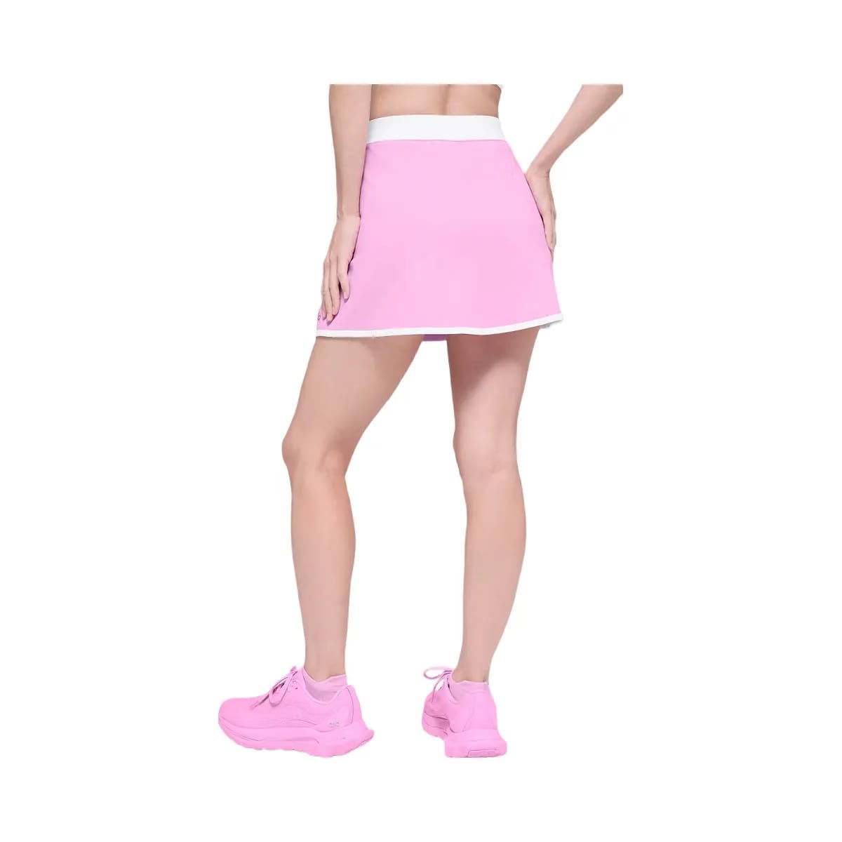Alo Women's Airbrush Streamlined Skirt - Candy Heart Pink/White