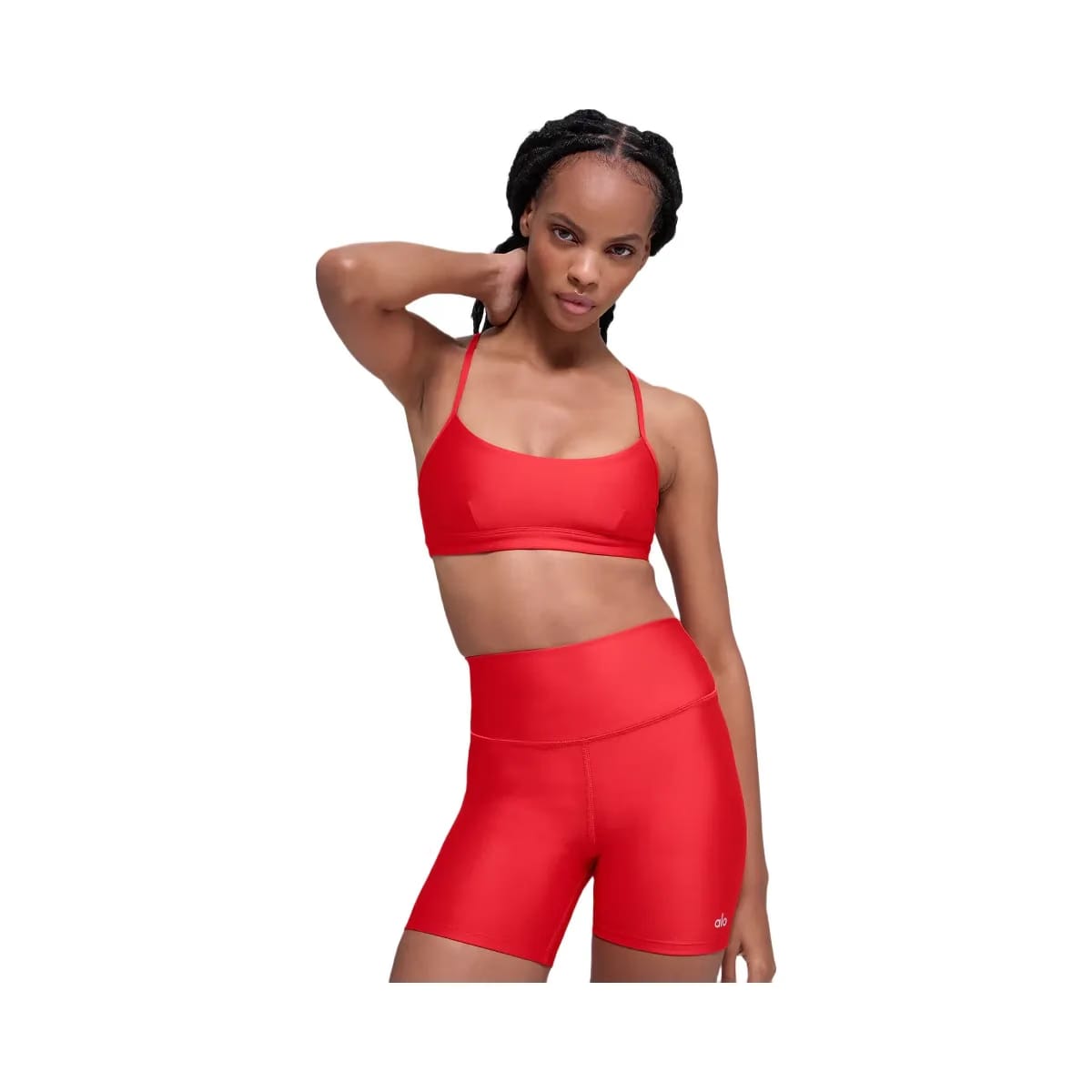 Alo Women's Airlift Intrigue Bra - Bright Red