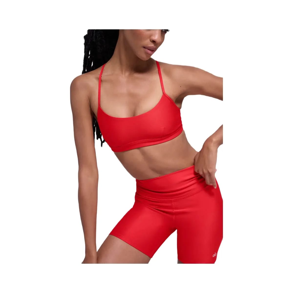 Alo Women's Airlift Intrigue Bra - Bright Red