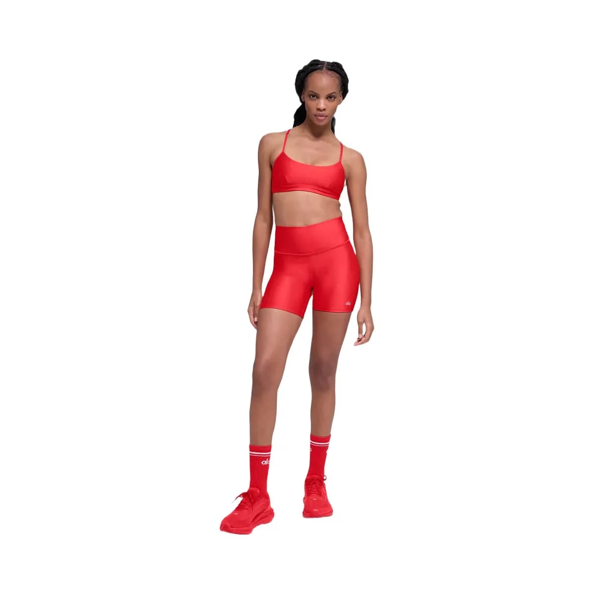 Alo Women's Airlift Intrigue Bra - Bright Red