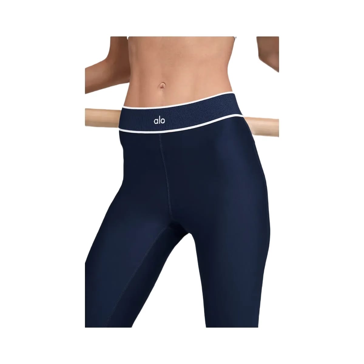 Alo Women's Airlift High-Waist Alignment Legging - Navy/White