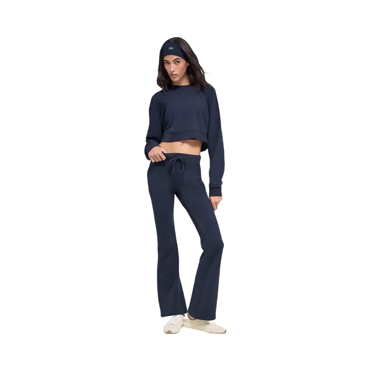Alo Women's Sway Bootcut Sweatpant - Navy
