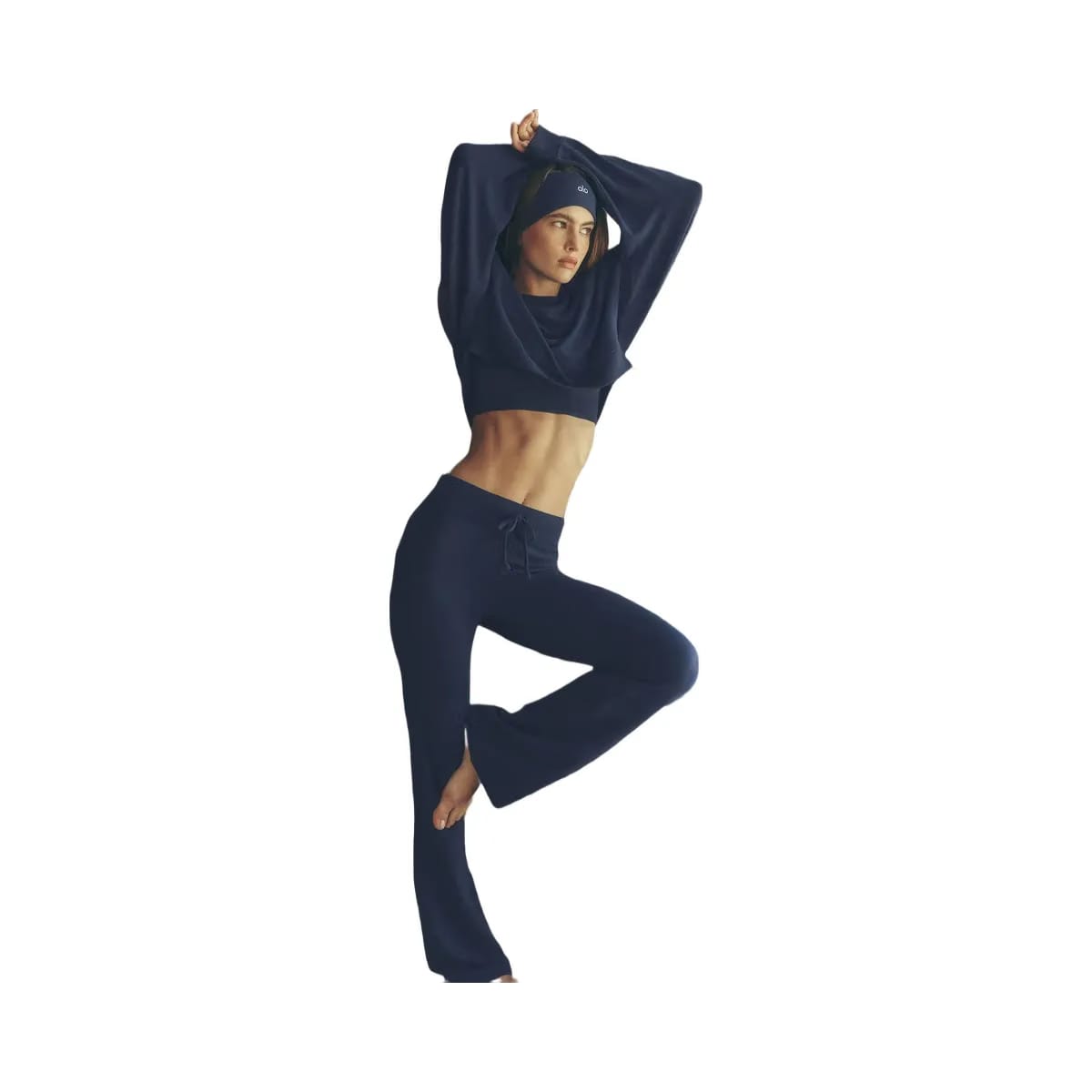 Alo Women's Sway Bootcut Sweatpant - Navy