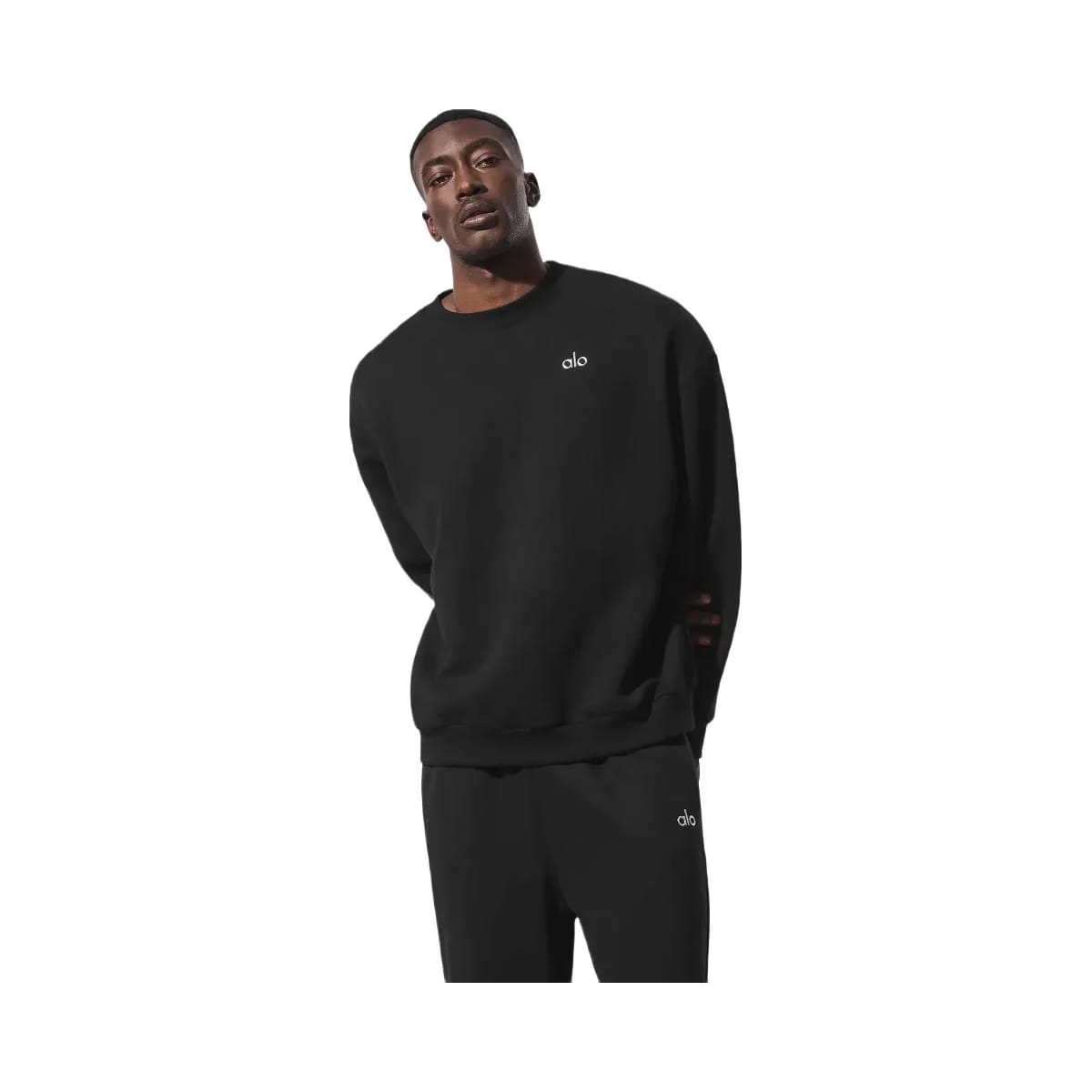 Alo Accolade Crew Neck Pullover - Black