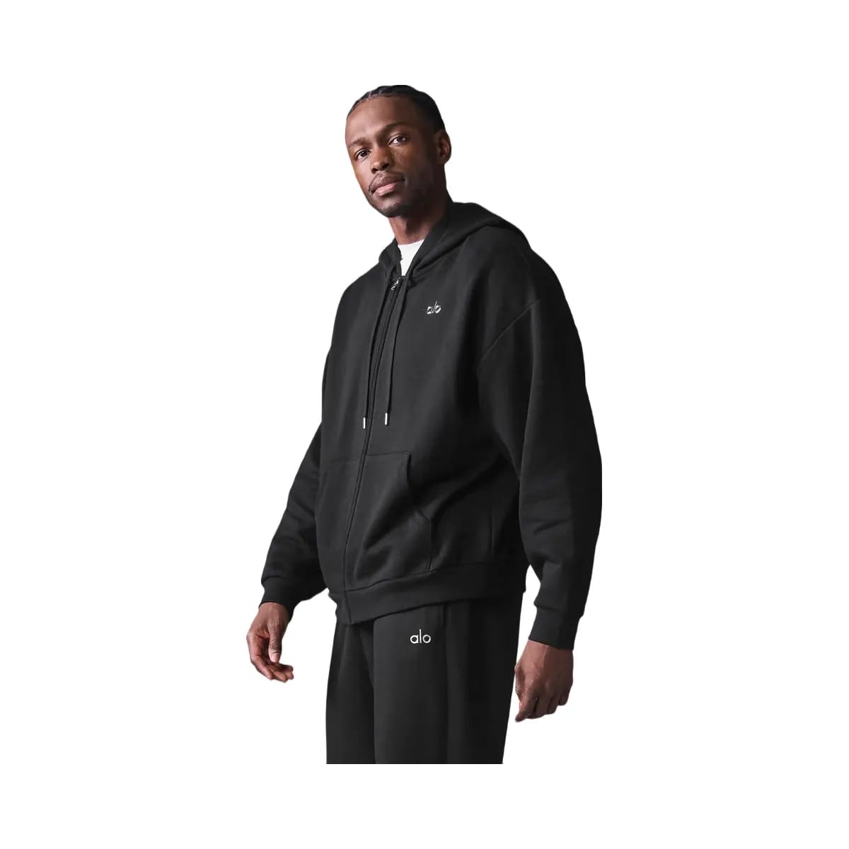 Alo Accolade Full Zip Hoodie - Black