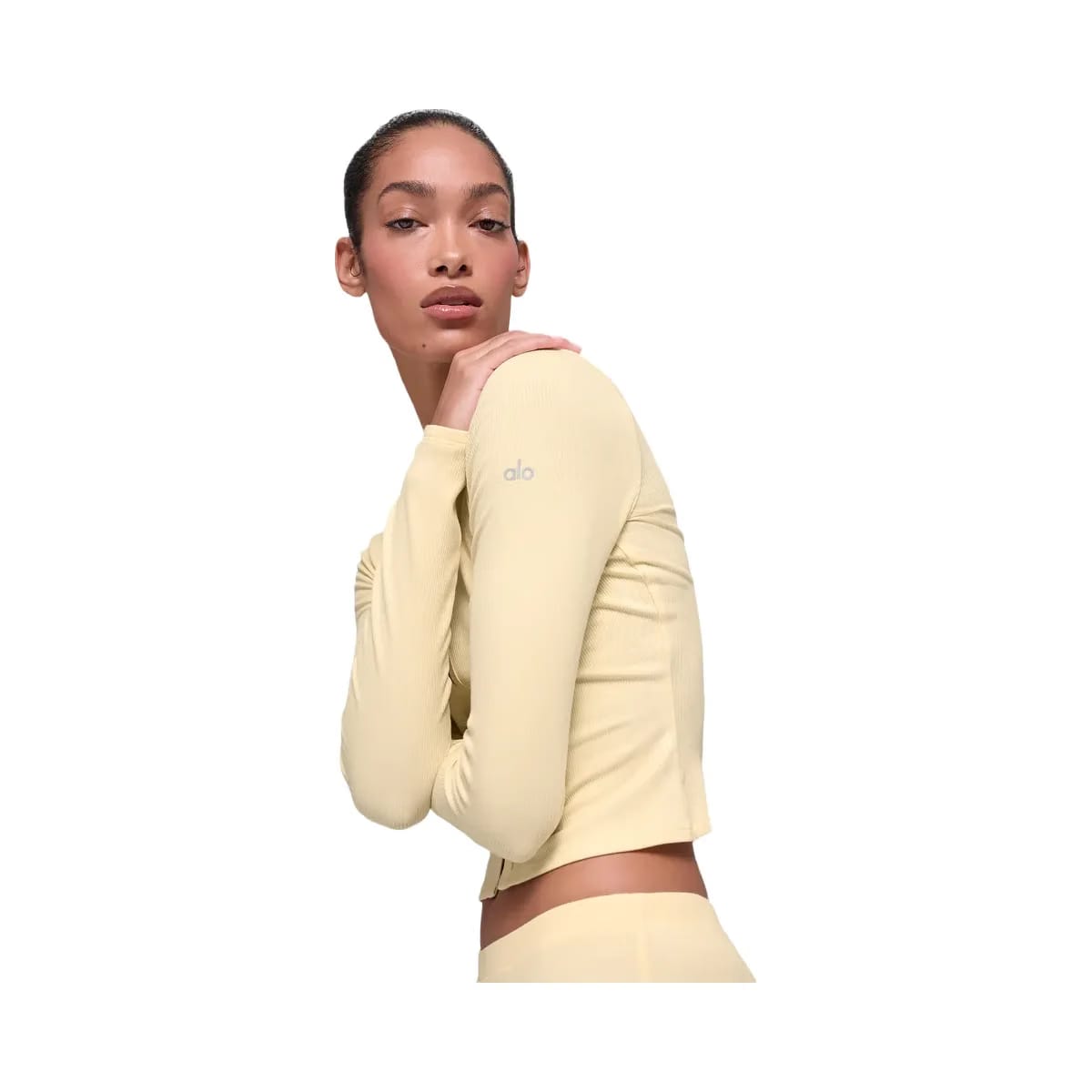 Alo Women's Dreamlight Long Sleeve Top - Candlelight Yellow