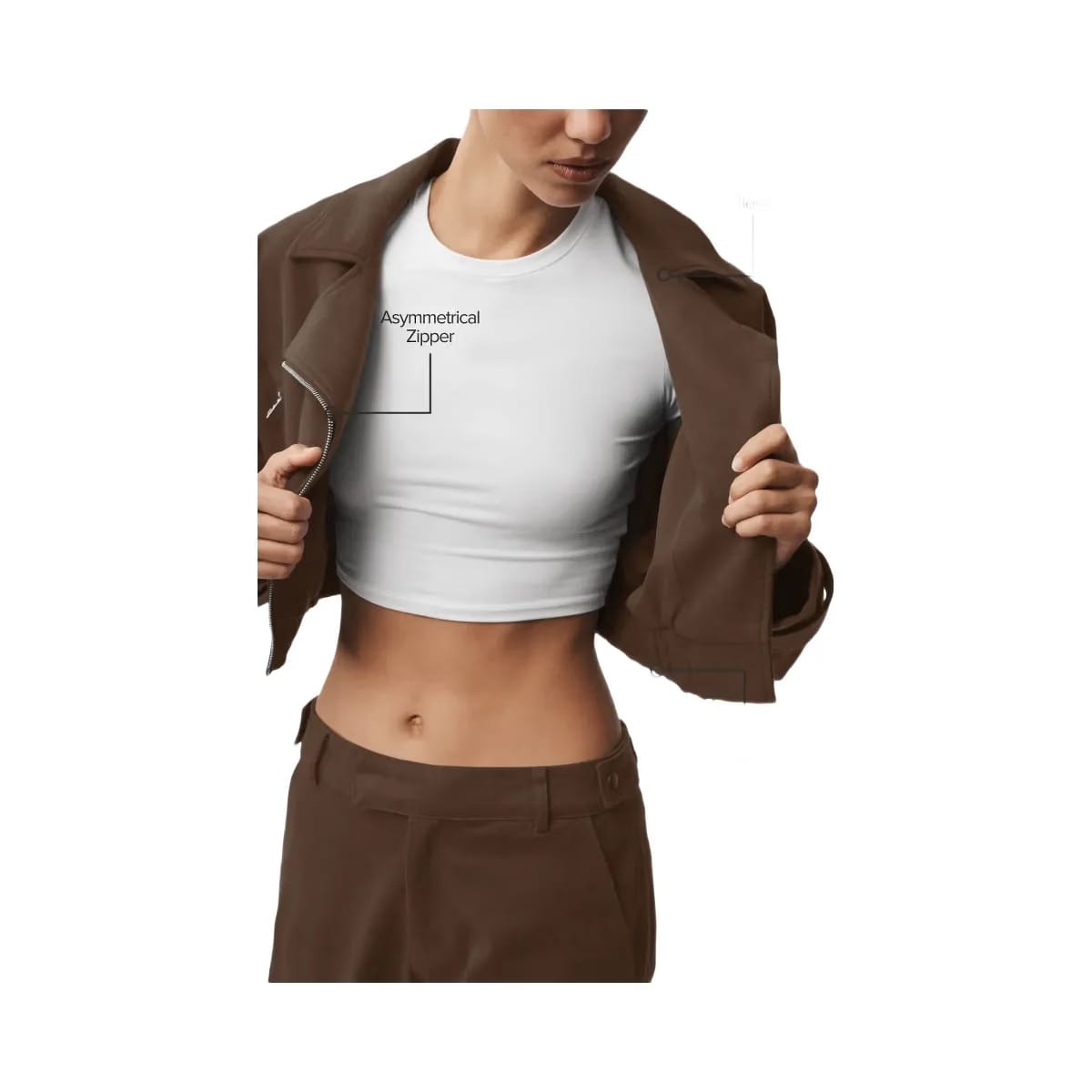 Alo Women's Cropped Cosmopolitan Jacket - Espresso