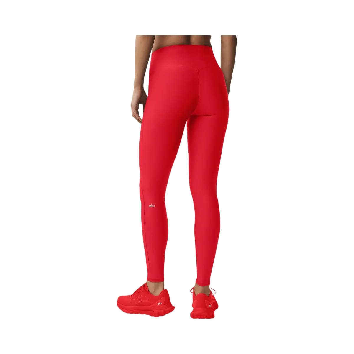 Alo Women's Airlift High-Waist Sleek Legging - Bright Red