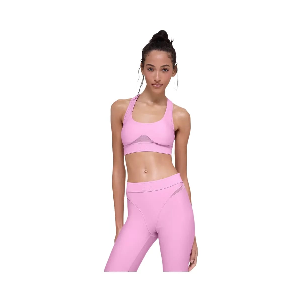 Alo Women's Airlift Rebel Bra - Candy Heart Pink