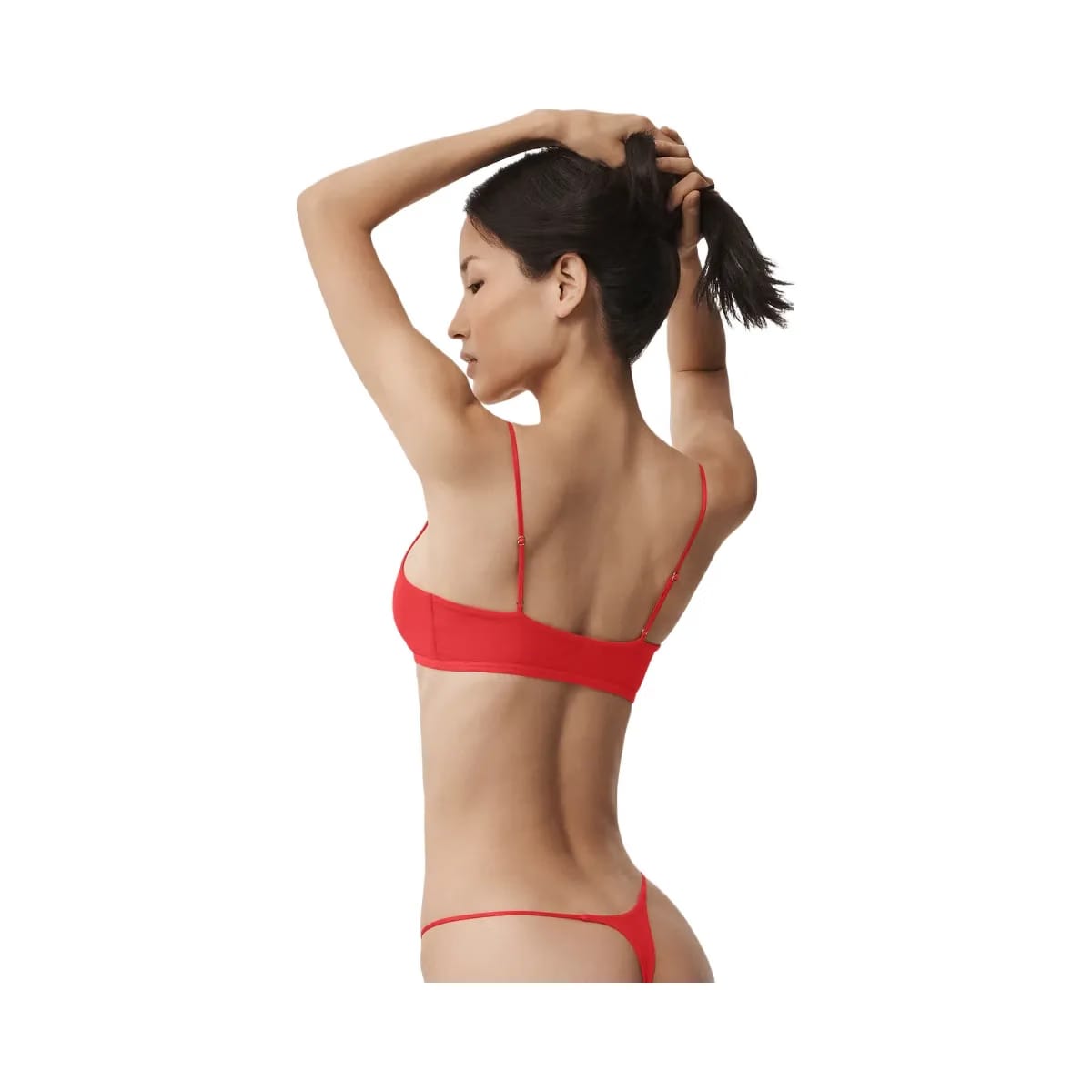 Alo Women's Airmesh Venus Bralette - Bright Red