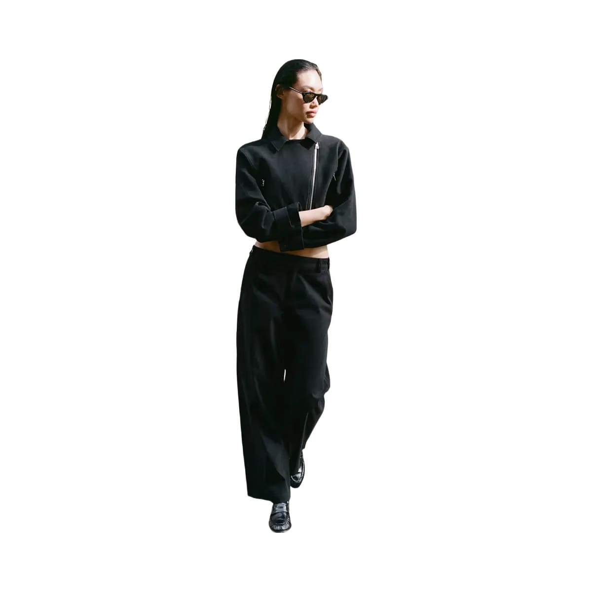 Alo Women's High Road Straight Leg Pant - Black