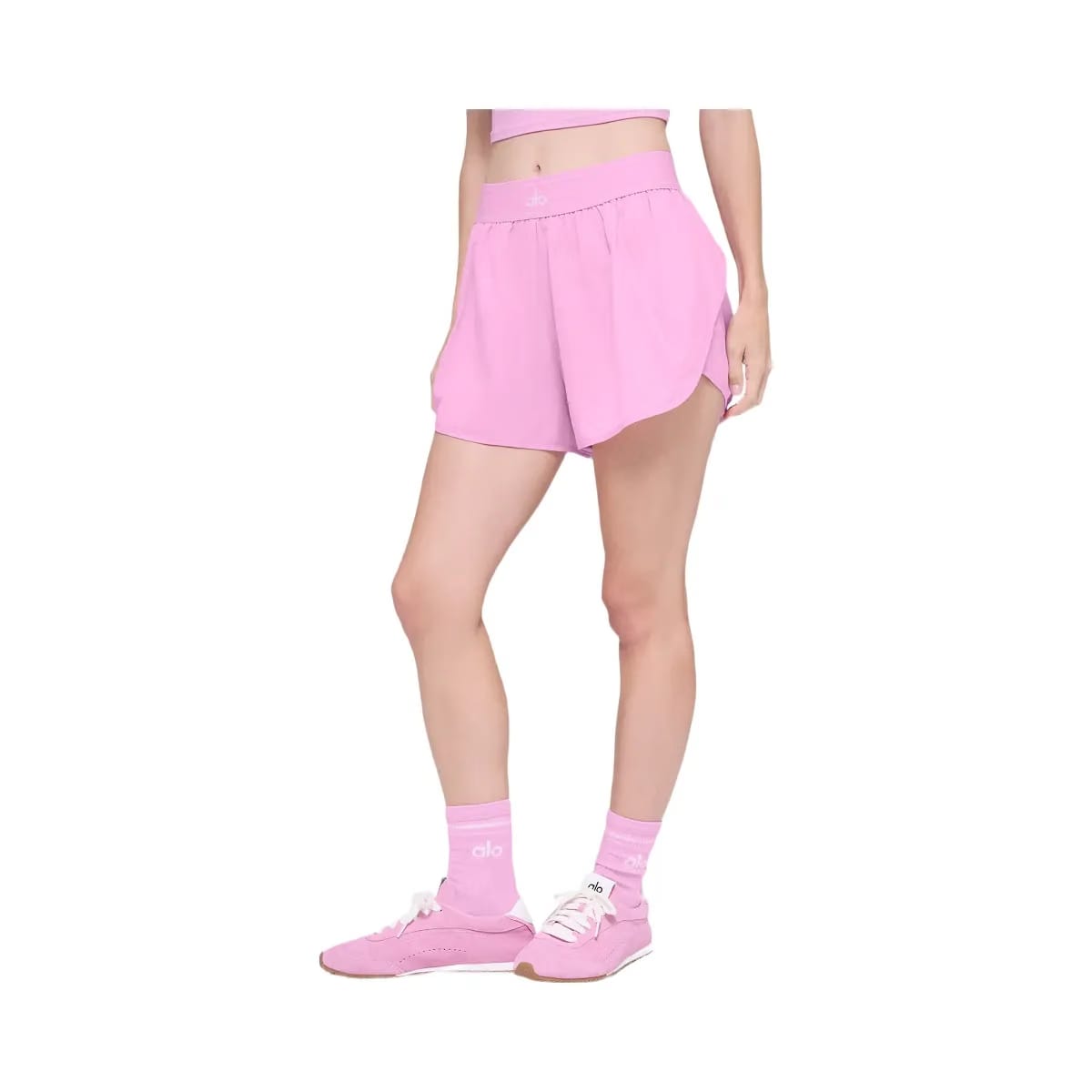Alo Women's Match Point Short - Candy Heart Pink