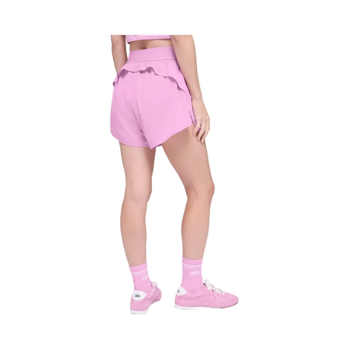 Alo Women's Match Point Short - Candy Heart Pink