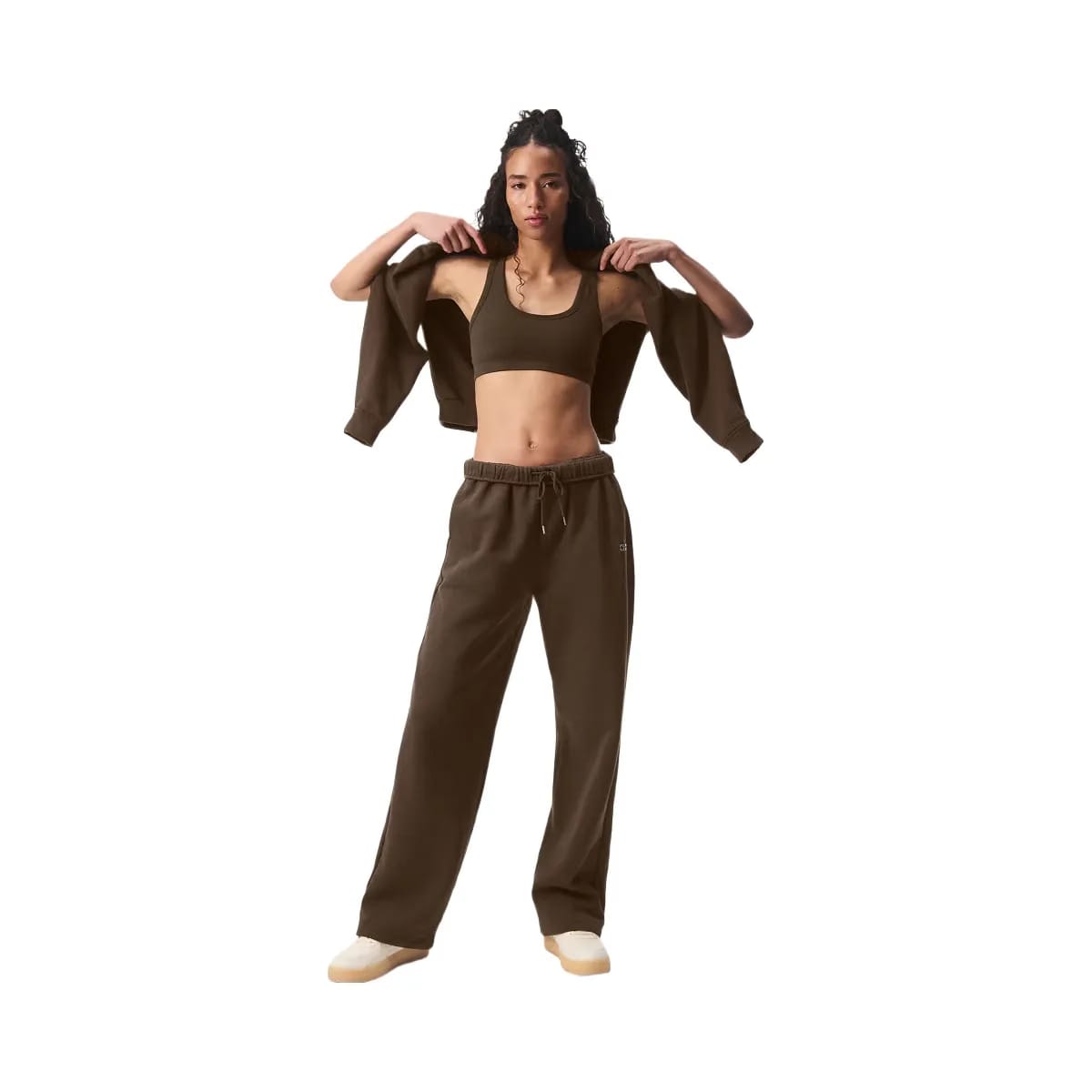 Alo Accolade Straight Leg Sweatpant - Espresso