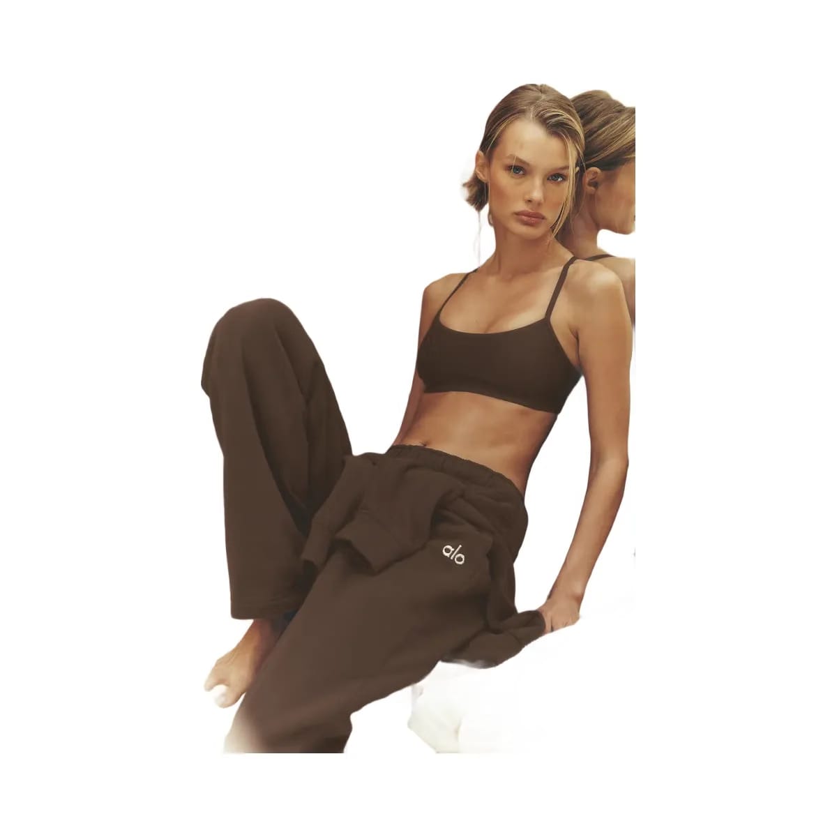 Alo Accolade Straight Leg Sweatpant - Espresso