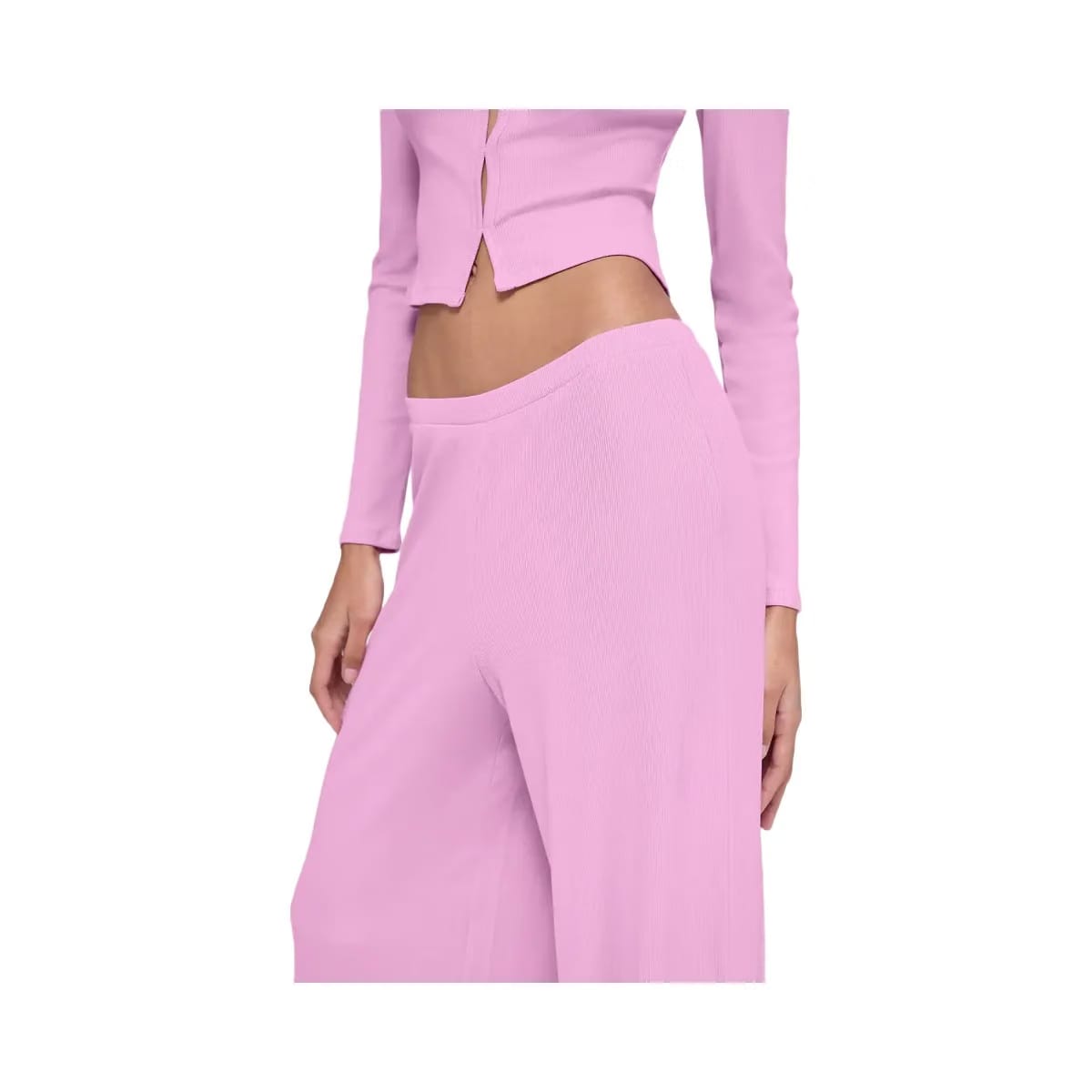 Alo Women's Mid-Rise Dreamlight Straight Pant - Candy Heart Pink