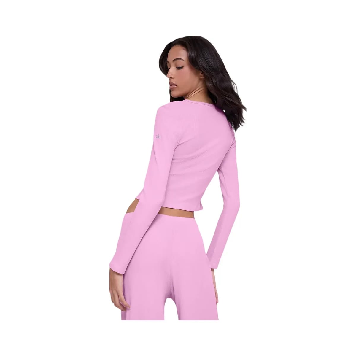 Alo Women's Dreamlight Long Sleeve Top - Candy Heart Pink
