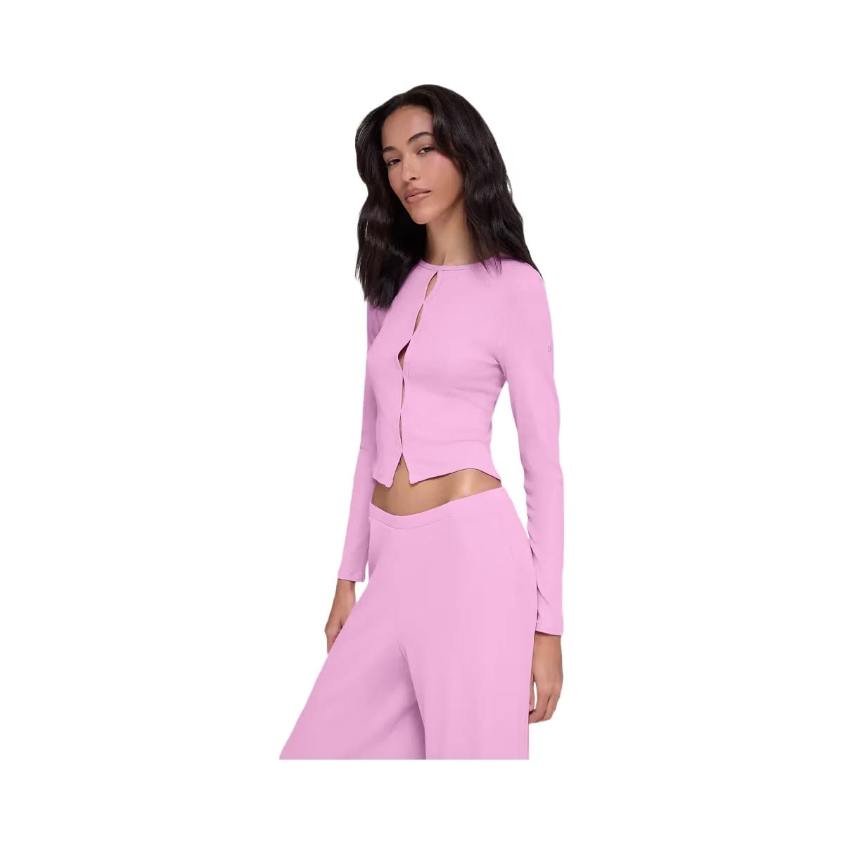 Alo Women's Dreamlight Long Sleeve Top - Candy Heart Pink