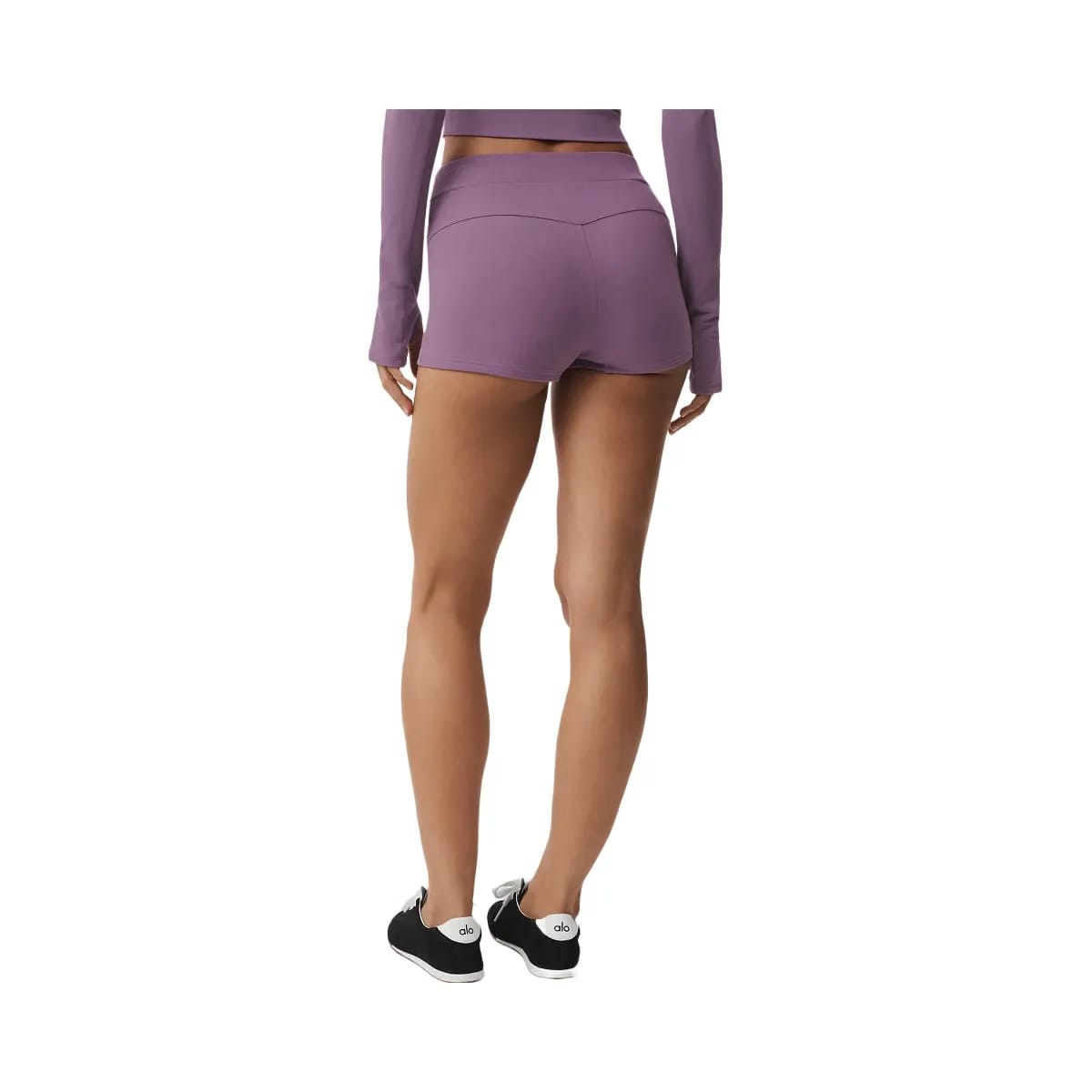 Alo Women's Sway My Way Micro Short - Plum Kiss