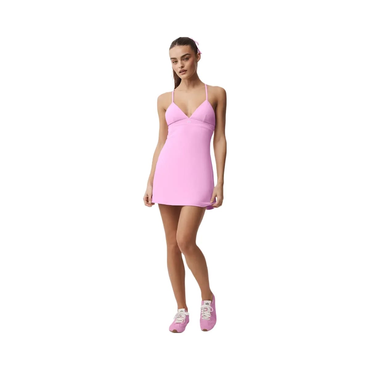Alo Women's Airbrush Splendor Dress - Candy Heart Pink
