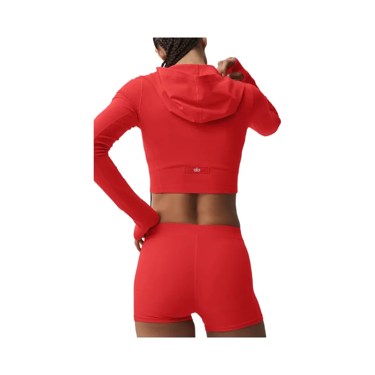Alo Women's soft Sincere Fitted Jacket - Bright Red