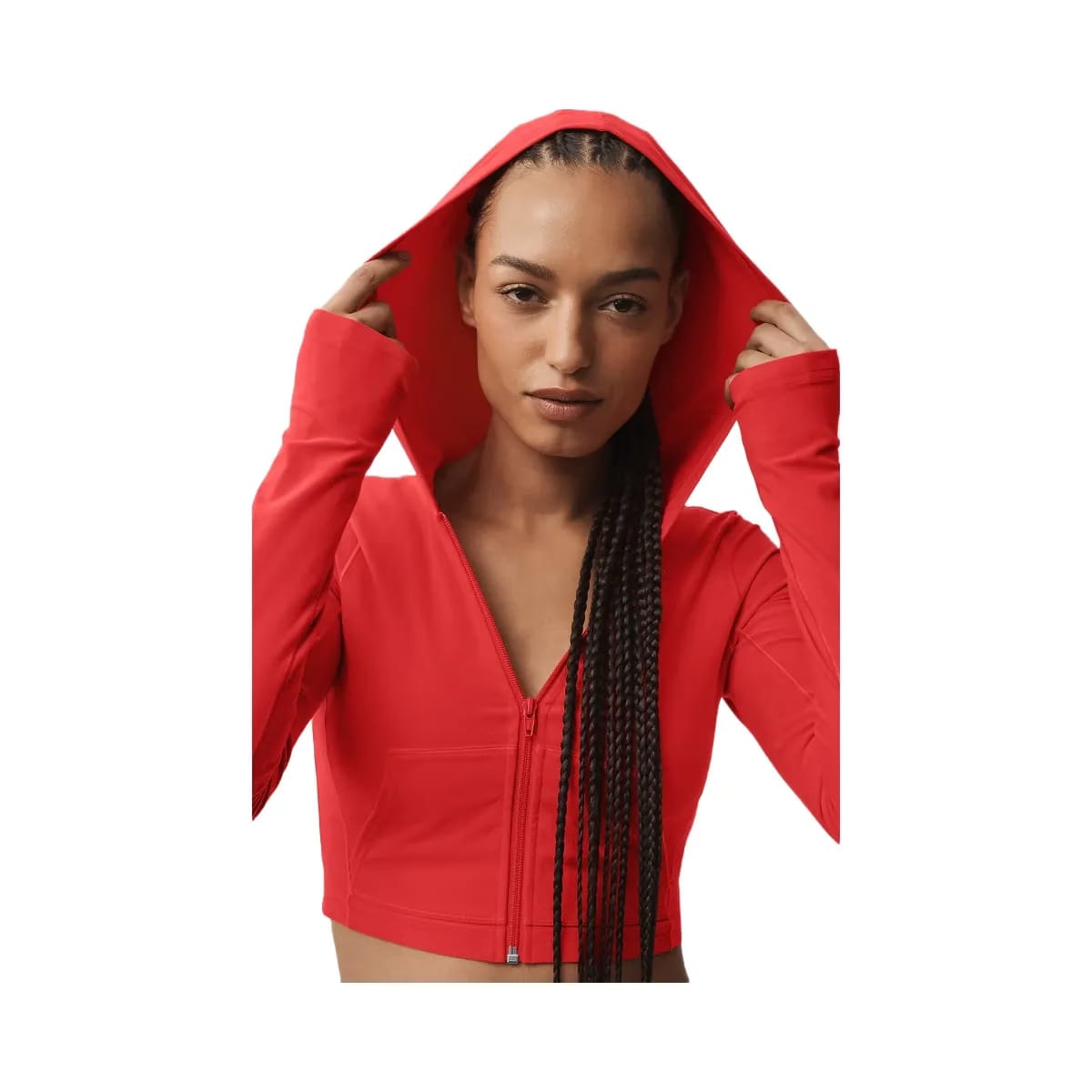 Alo Women's soft Sincere Fitted Jacket - Bright Red