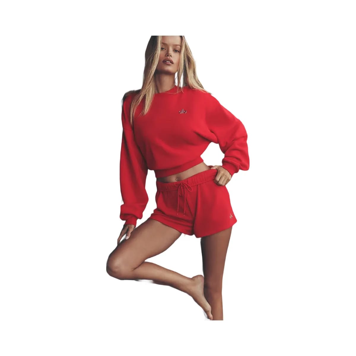 Alo Women's Accolade Short - Bright Red