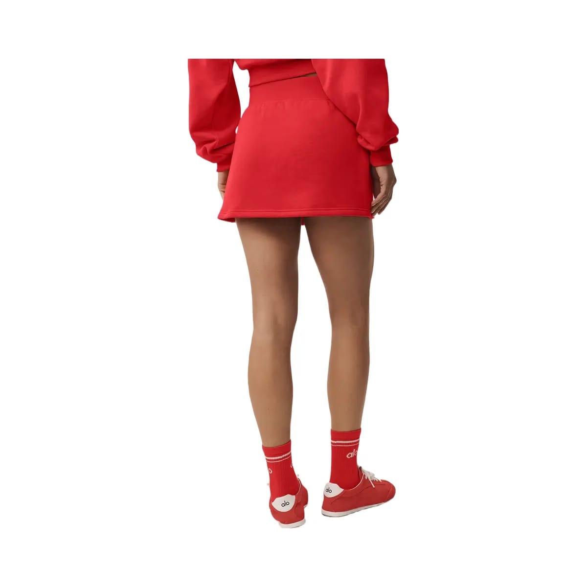 Alo Women's Accolade Skirt - Bright Red