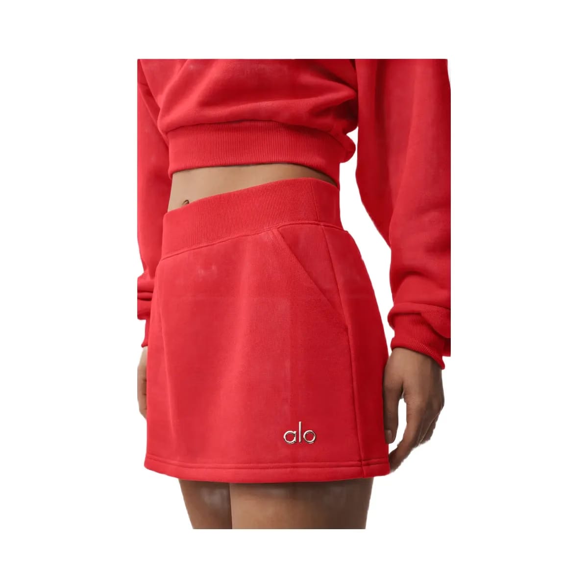 Alo Women's Accolade Skirt - Bright Red