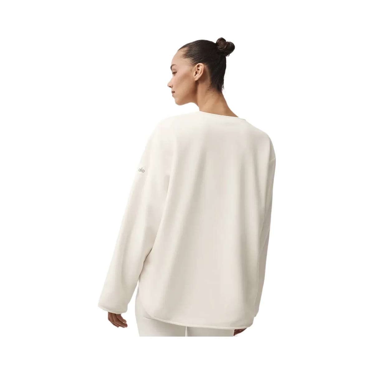 Alo Women's Polar Fleece Take Note Jacket - Ivory