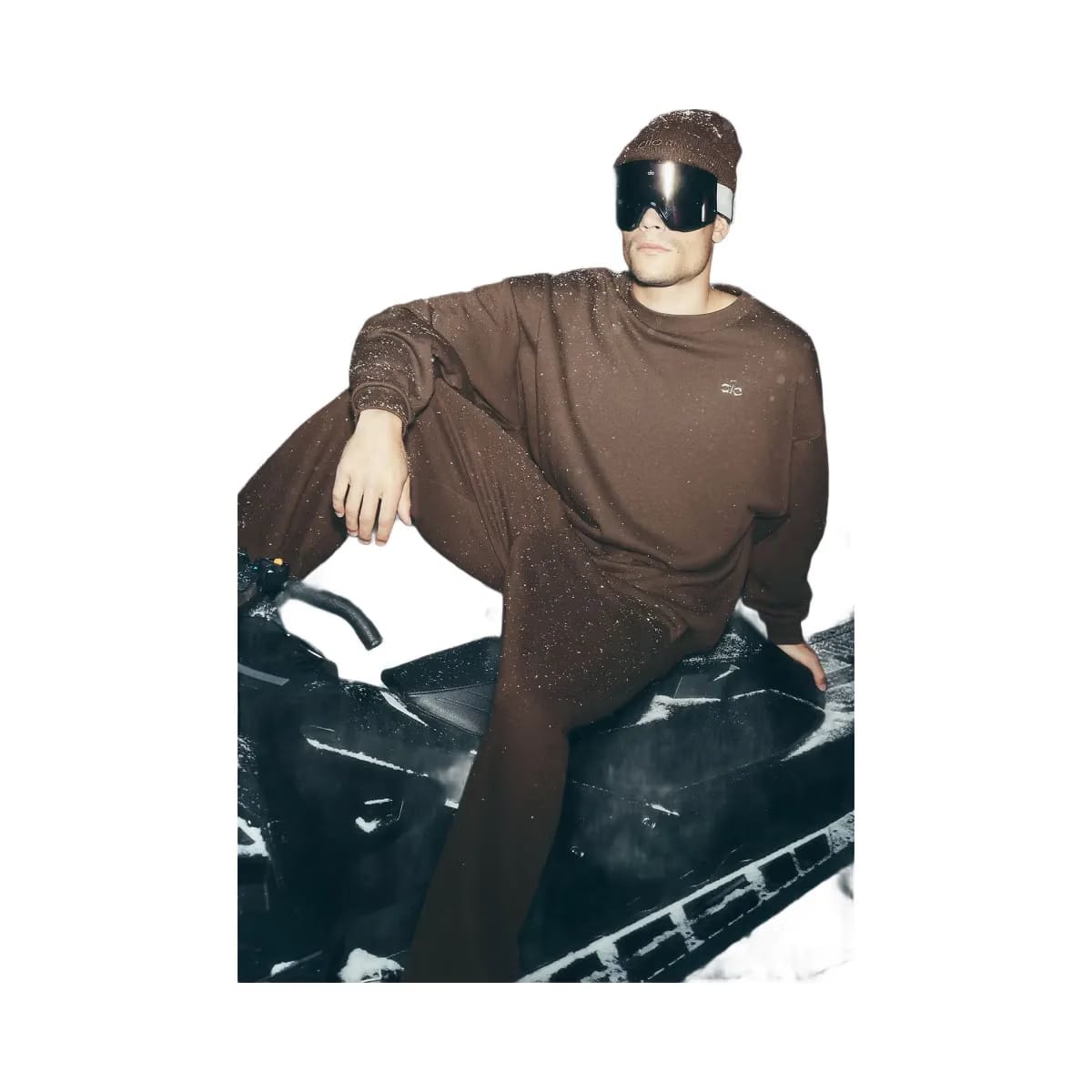 Alo Accolade Crew Neck Pullover - Espresso