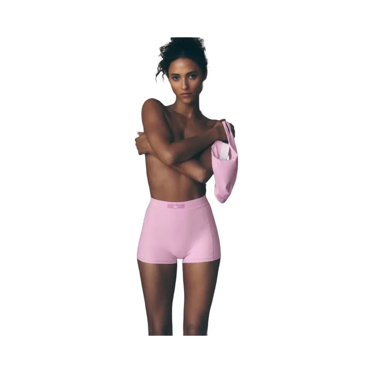 Alo Women's soft Sincere Micro Short - Candy Heart Pink