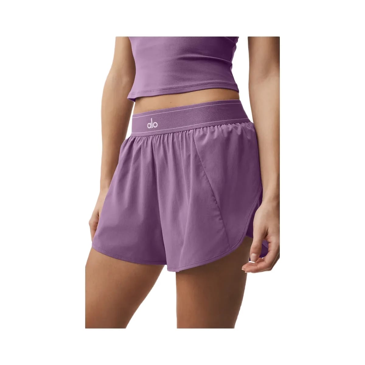 Alo Women's Match Point Short - Plum Kiss