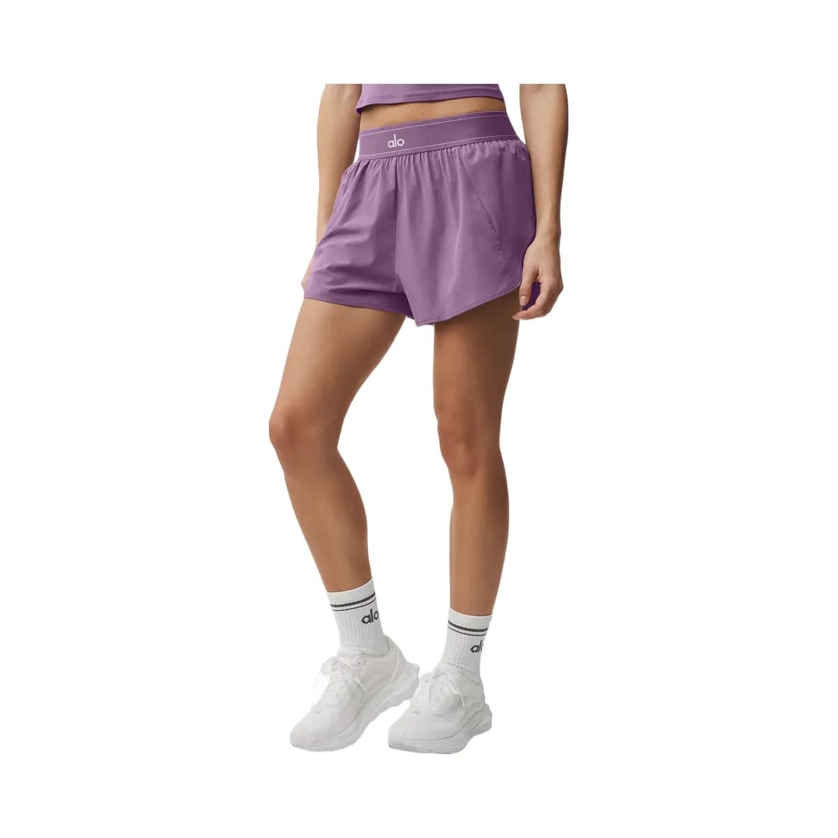 Alo Women's Match Point Short - Plum Kiss