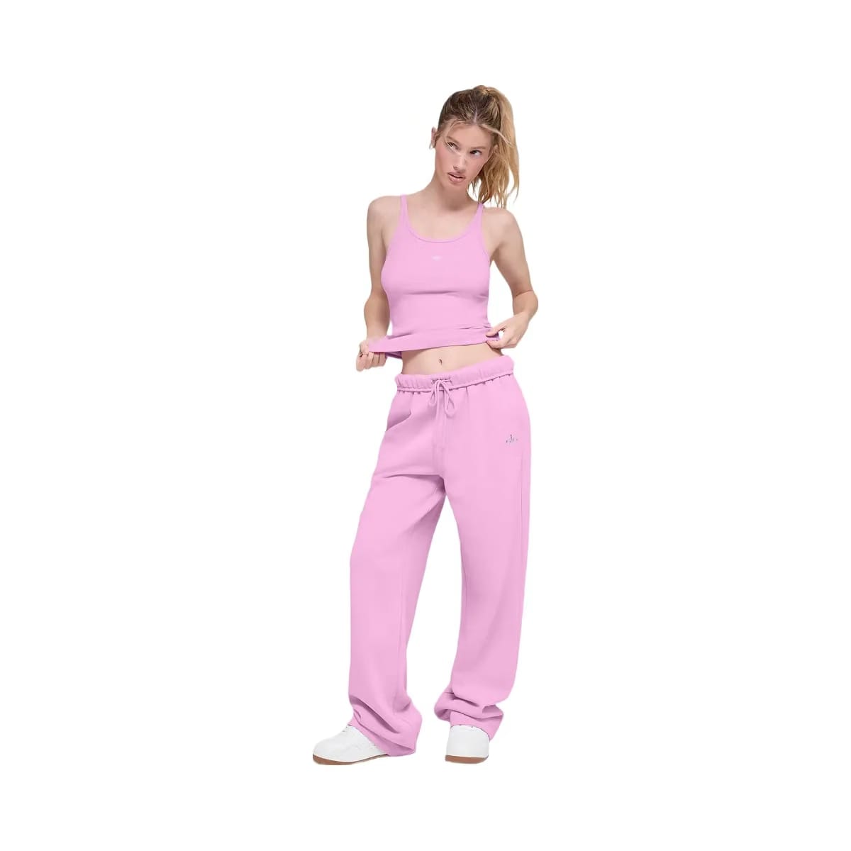 Alo Accolade Straight Leg Sweatpant - Candy Heart Pink
