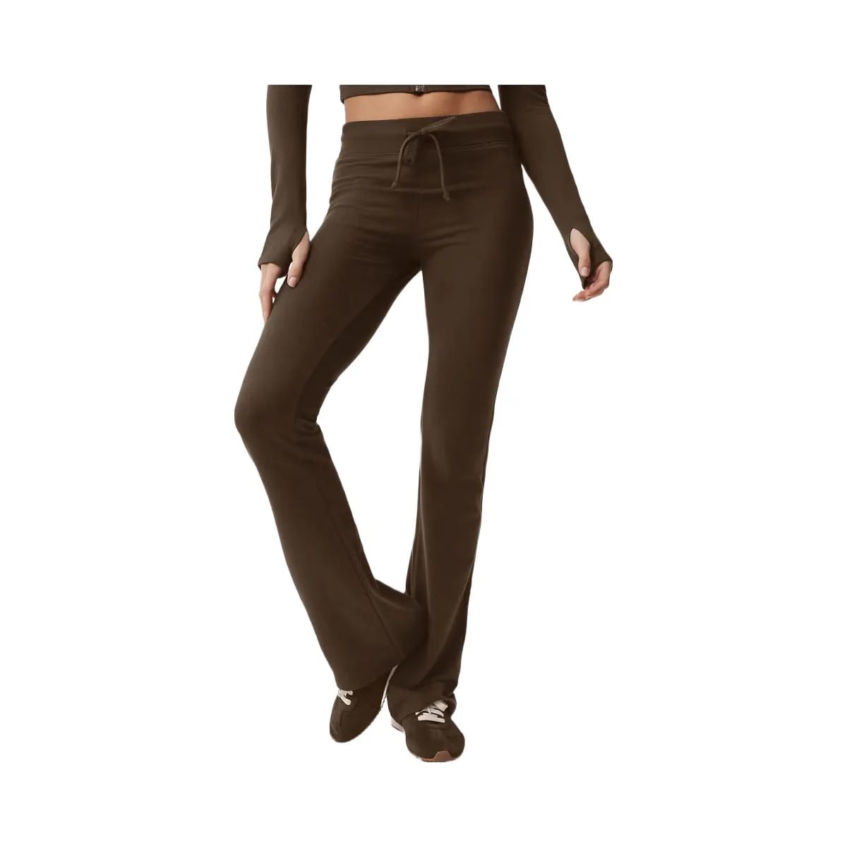 Alo Women's Sway Bootcut Sweatpant - Espresso