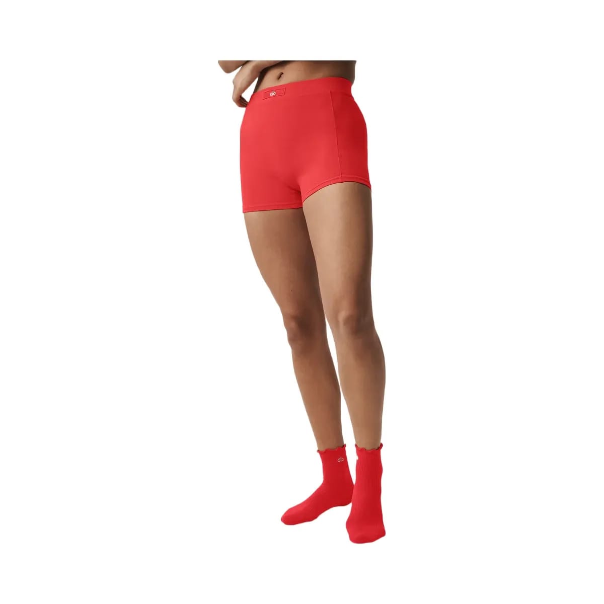 Alo Women's soft Sincere Micro Short - Bright Red