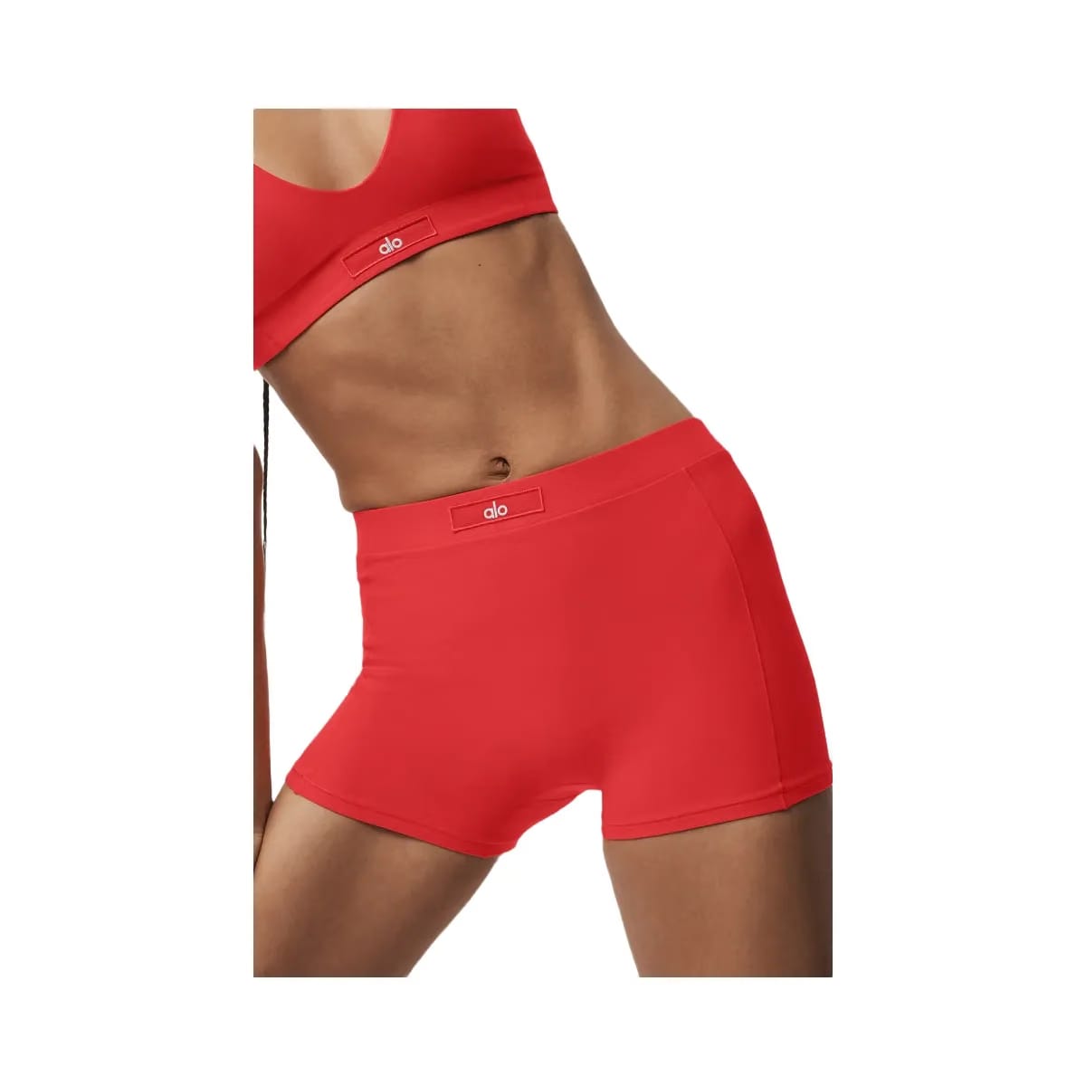 Alo Women's soft Sincere Micro Short - Bright Red