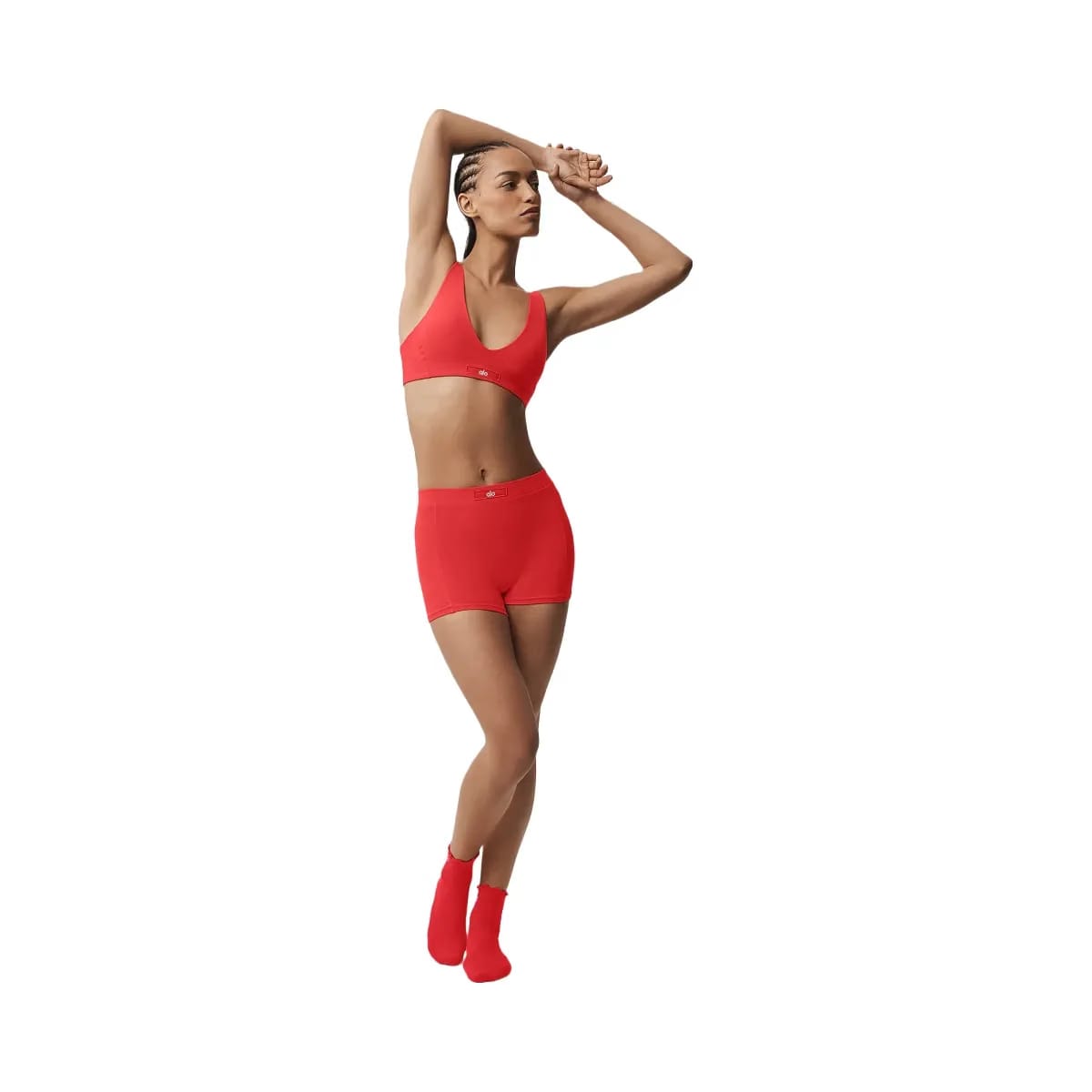 Alo Women's soft Sincere Micro Short - Bright Red