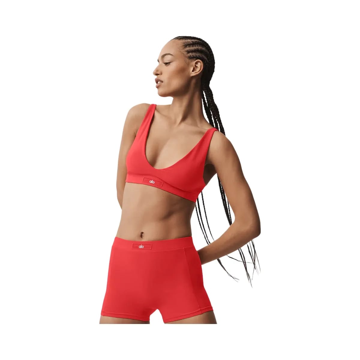 Alo Women's soft Sincere Bra - Bright Red
