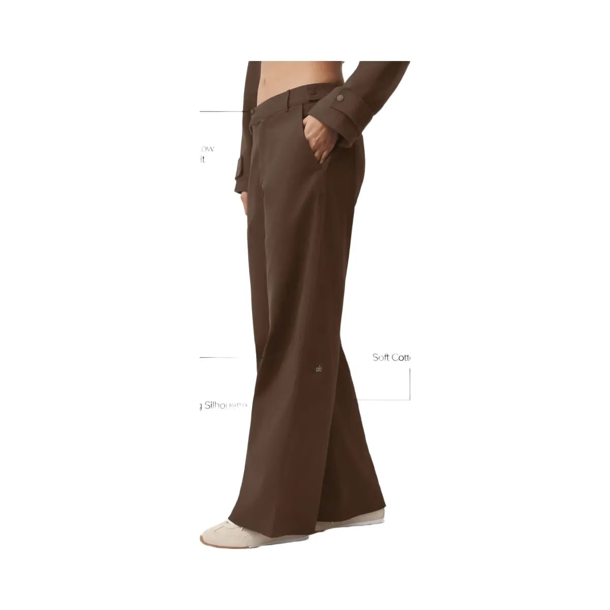 Alo Women's High Road Straight Leg Pant - Espresso