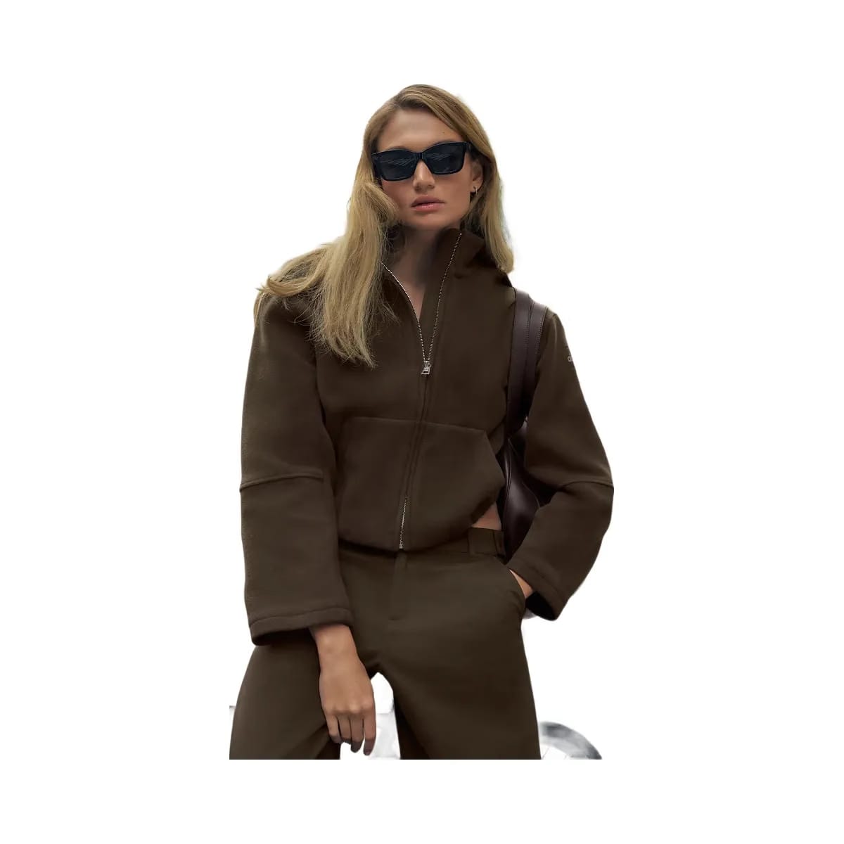 Alo Women's Double Face Wool City Girl Jacket - Espresso