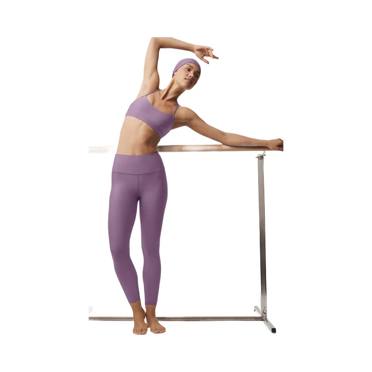 Alo Women's 7/8 High-Waist Airlift Legging - Plum Kiss