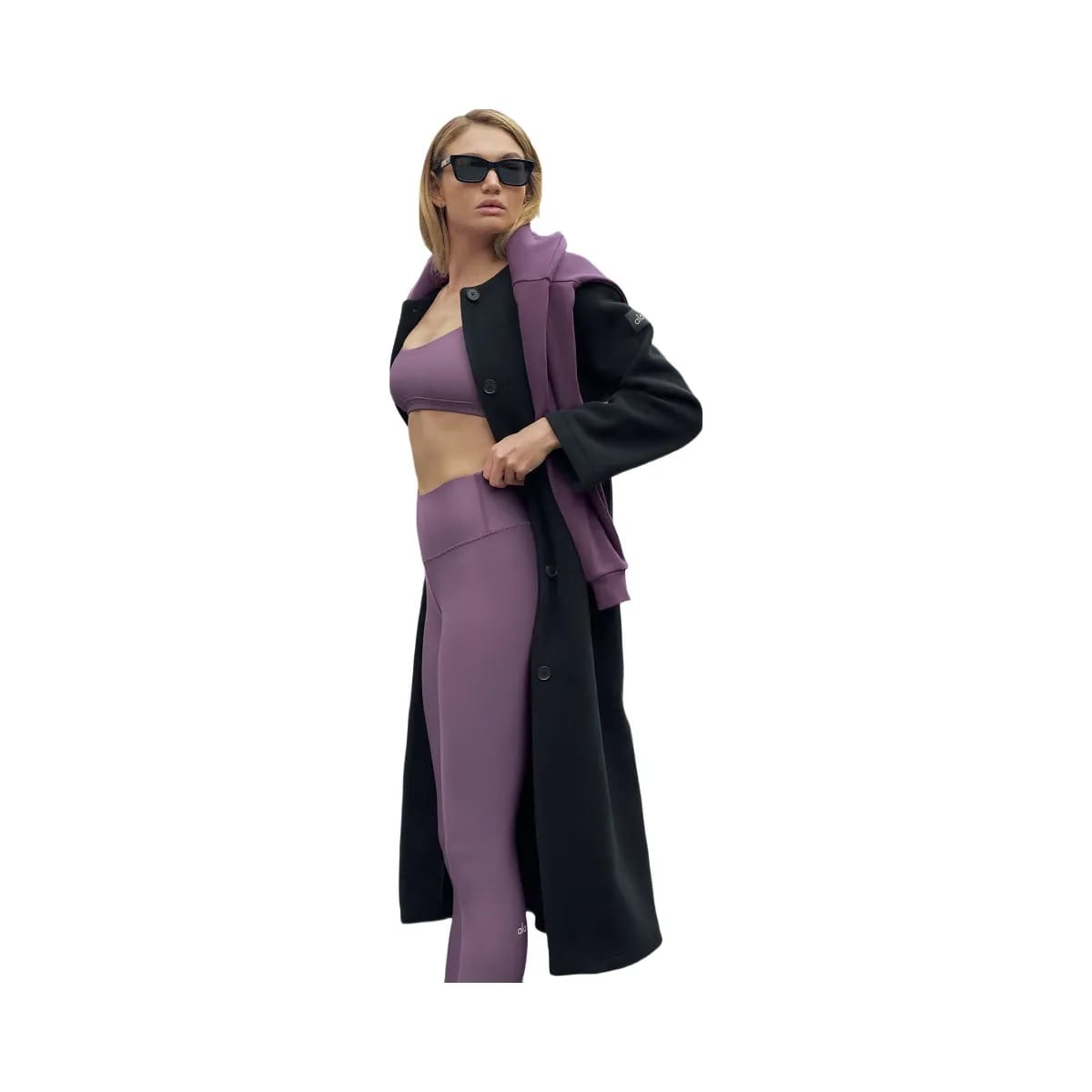 Alo Women's 7/8 High-Waist Airlift Legging - Plum Kiss