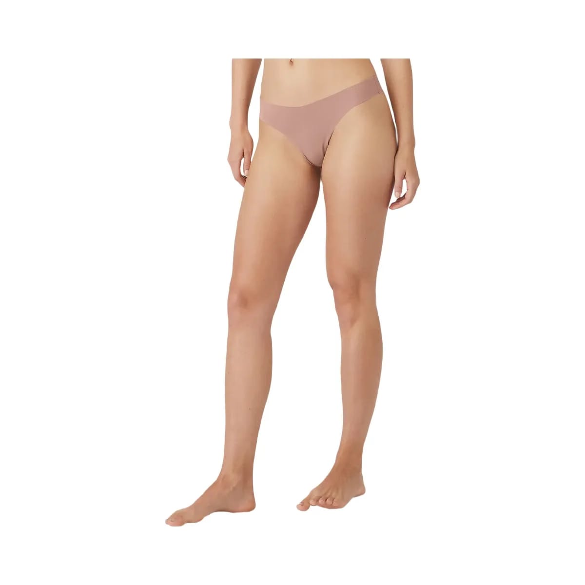 Alo Women's Airbrush Invisible Thong - Smoky Quartz