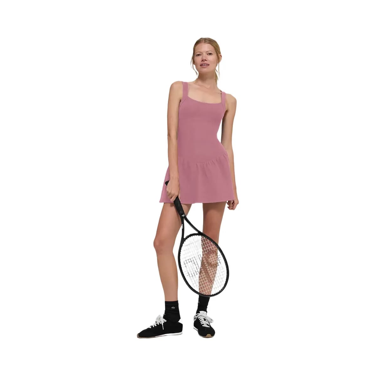Alo Women's Alosoft Break Point Tennis Dress - Pink Wild Rose