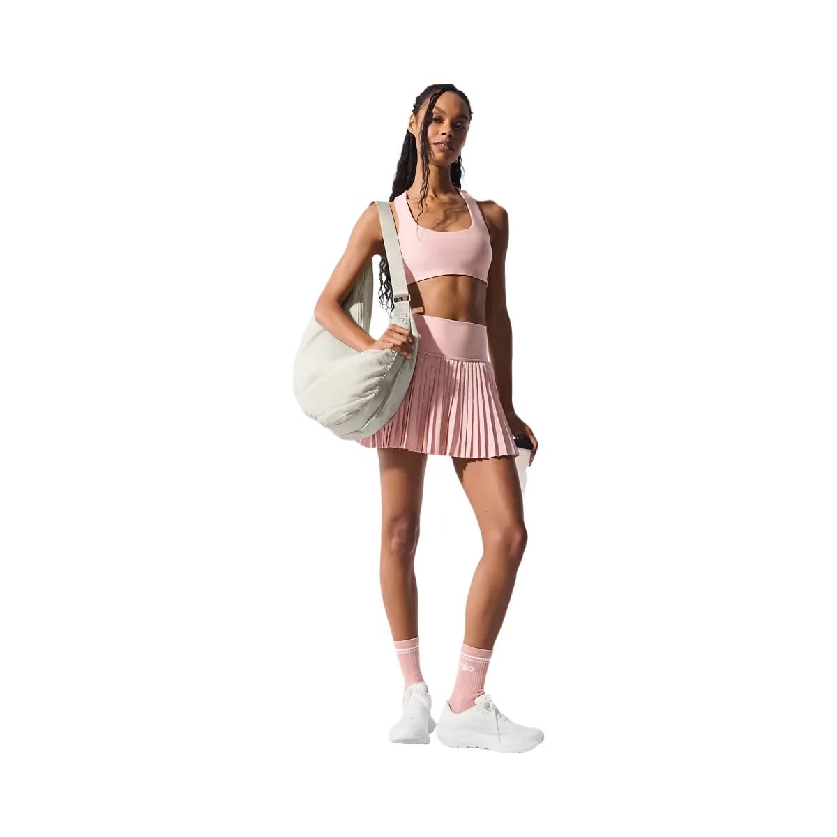 Alo Women's Grand Slam Tennis Skirt - Pink Quartz
